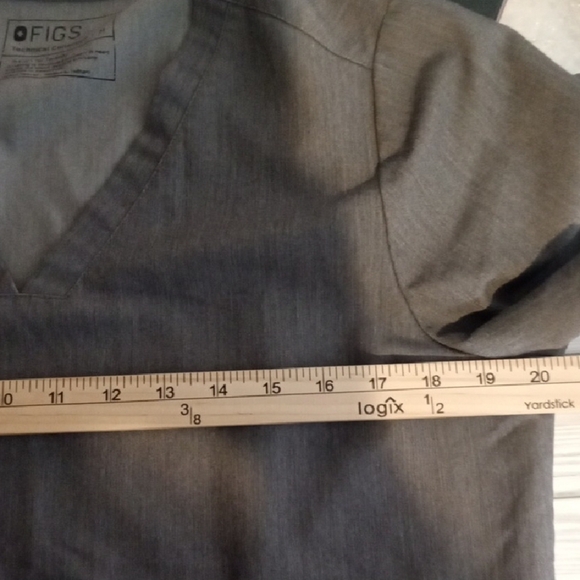 Figs Gray Track Pants Joggers with Elastic Waistband Casma Zamora Style Womens - Picture 11 of 13